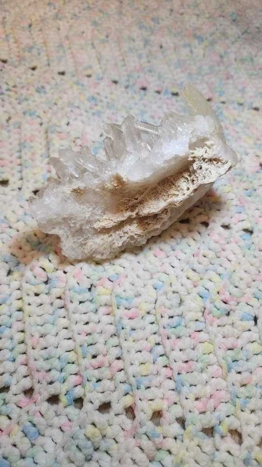 Natural Quartz Crystal Cluster - photo 2