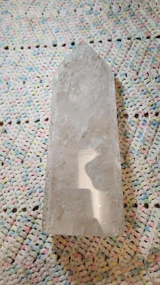 Large Premium Clear Quartz Tower Point