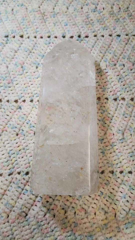 Large Premium Clear Quartz Tower Point - photo 2