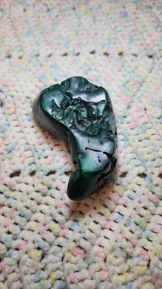Green Polished Malachite - photo 2