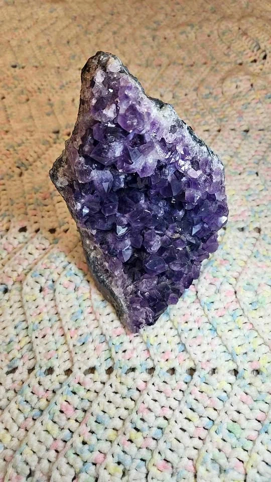 Midnight Purple Premium Amethyst Crystal Cluster