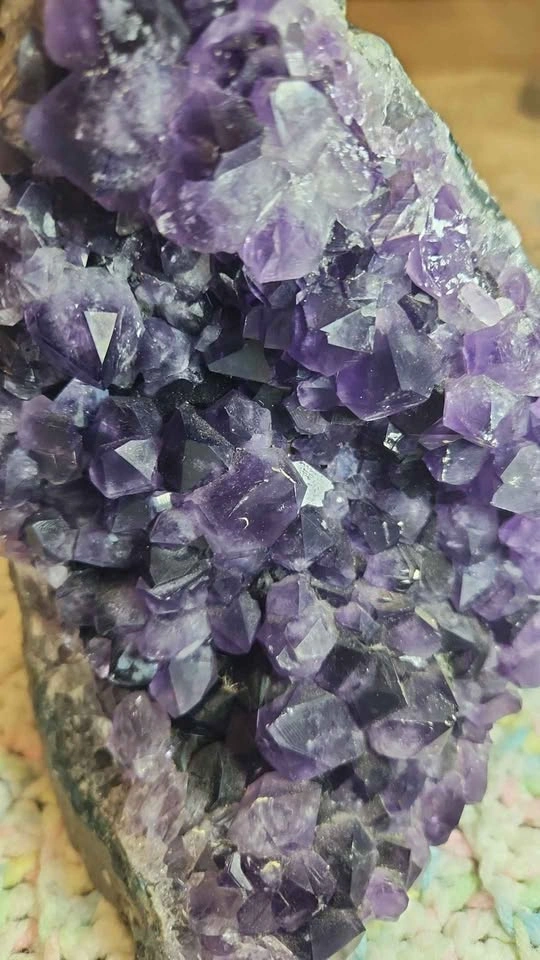 Midnight Purple Premium Amethyst Crystal Cluster - photo 2