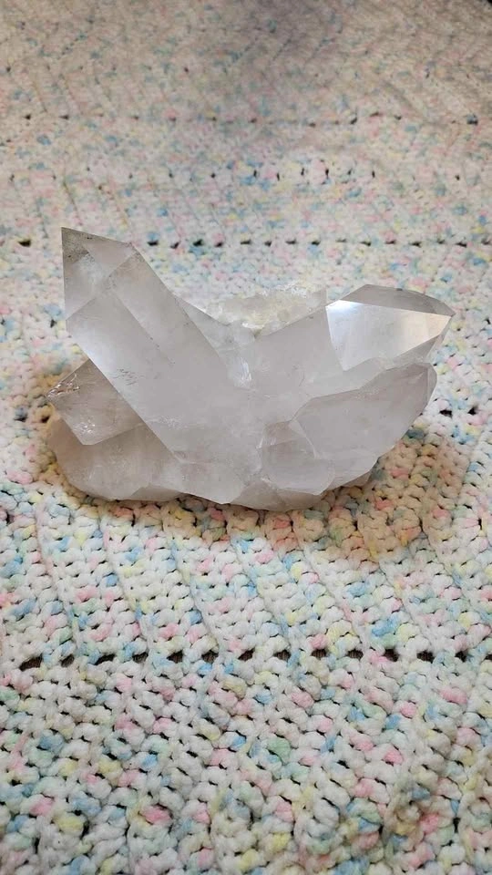 Premium Clear Quartz Cluster