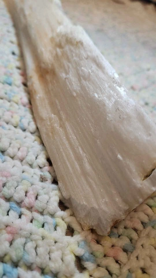 Selenite Crystal Log - photo 2