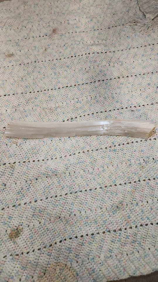 Selenite Crystal Log - photo 3