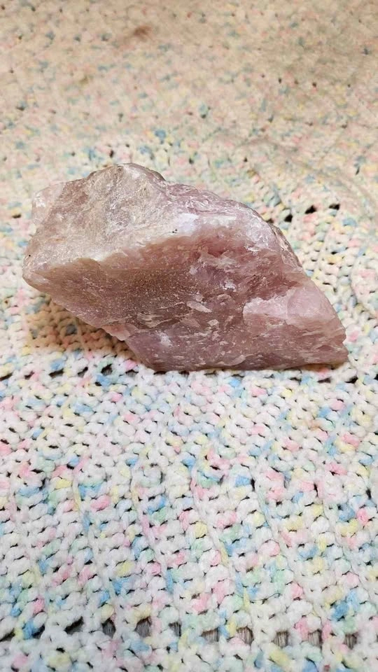 Raw Rose Quartz Crystal