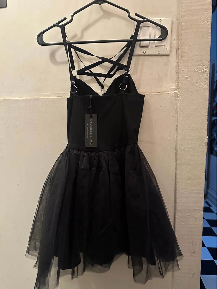 DOLLSKILL WIDOW BLEAK MOONLIGHT PENTAGRAM DRESS - photo 4