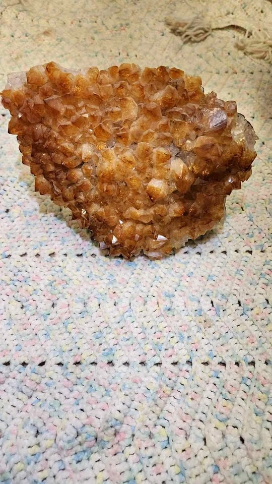 Natural Citrine Crystal Cluster