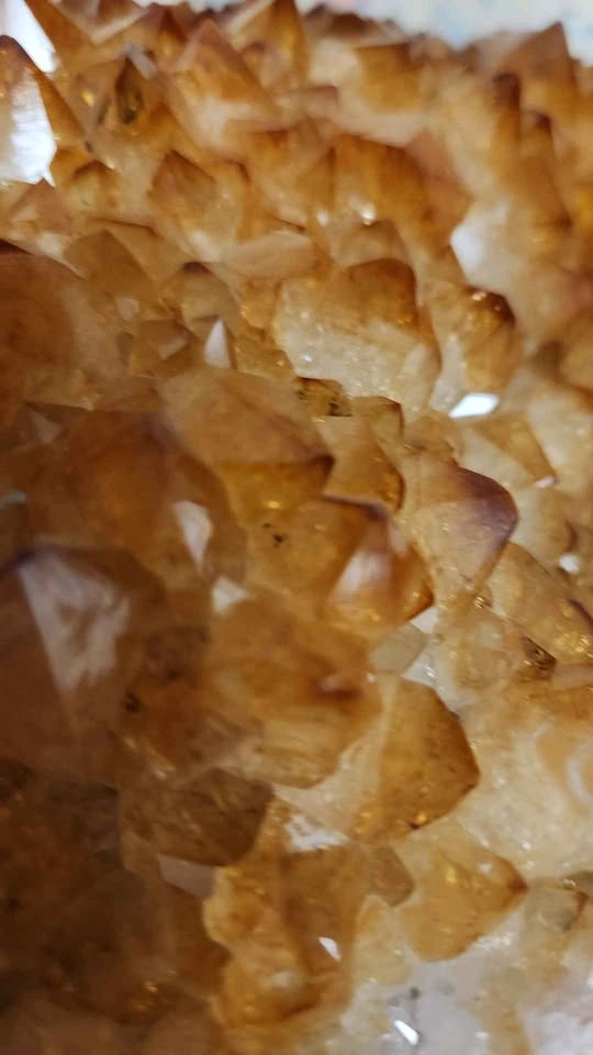 Natural Citrine Crystal Cluster - photo 3