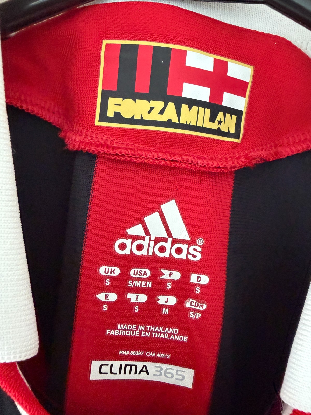 Adidas 2009-10 AC Milan Jersey Size S NEW - photo 3