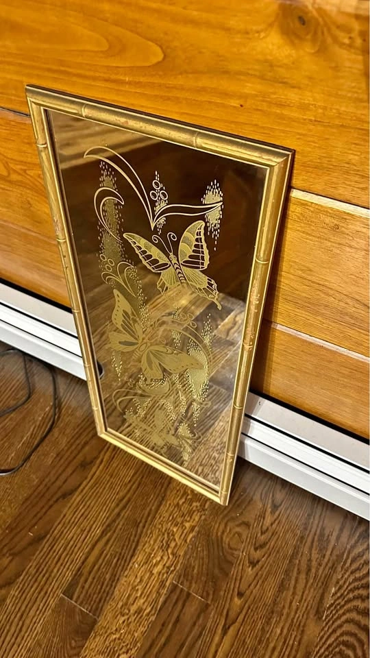 Vintage wall mirror Vintage Hollywood Regency