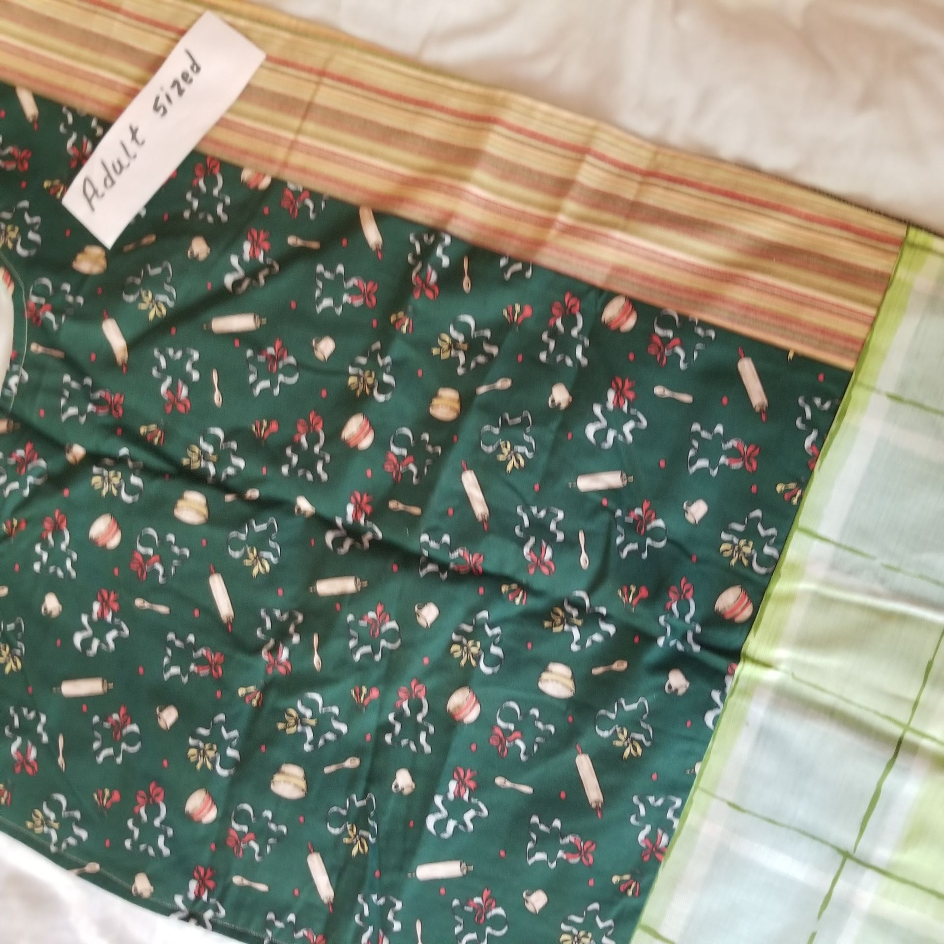 Adult Size Bib Christmas Themed Handmade - photo 2