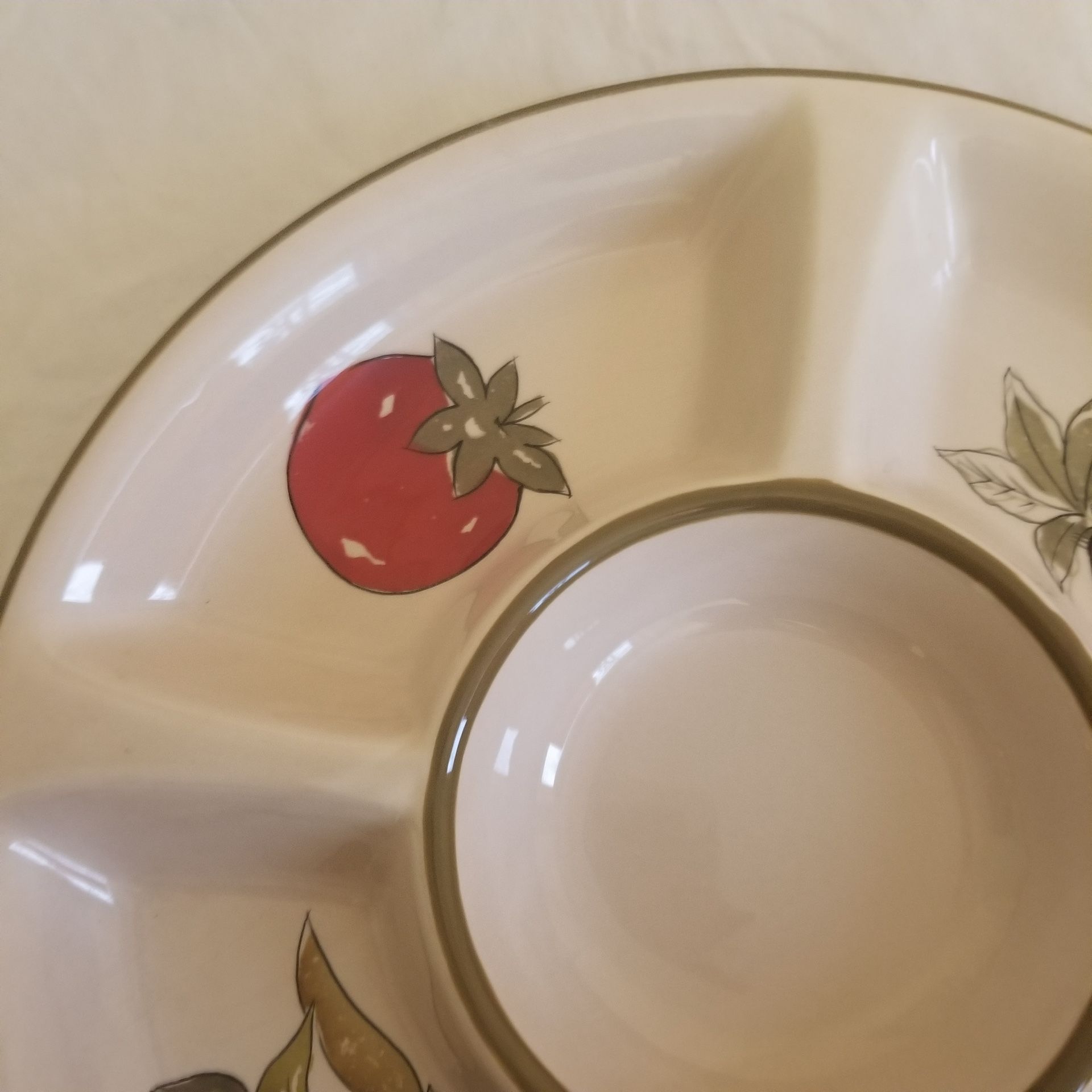 Chip And Dip Serving Dish Platter Vegetable Holiday - photo 3