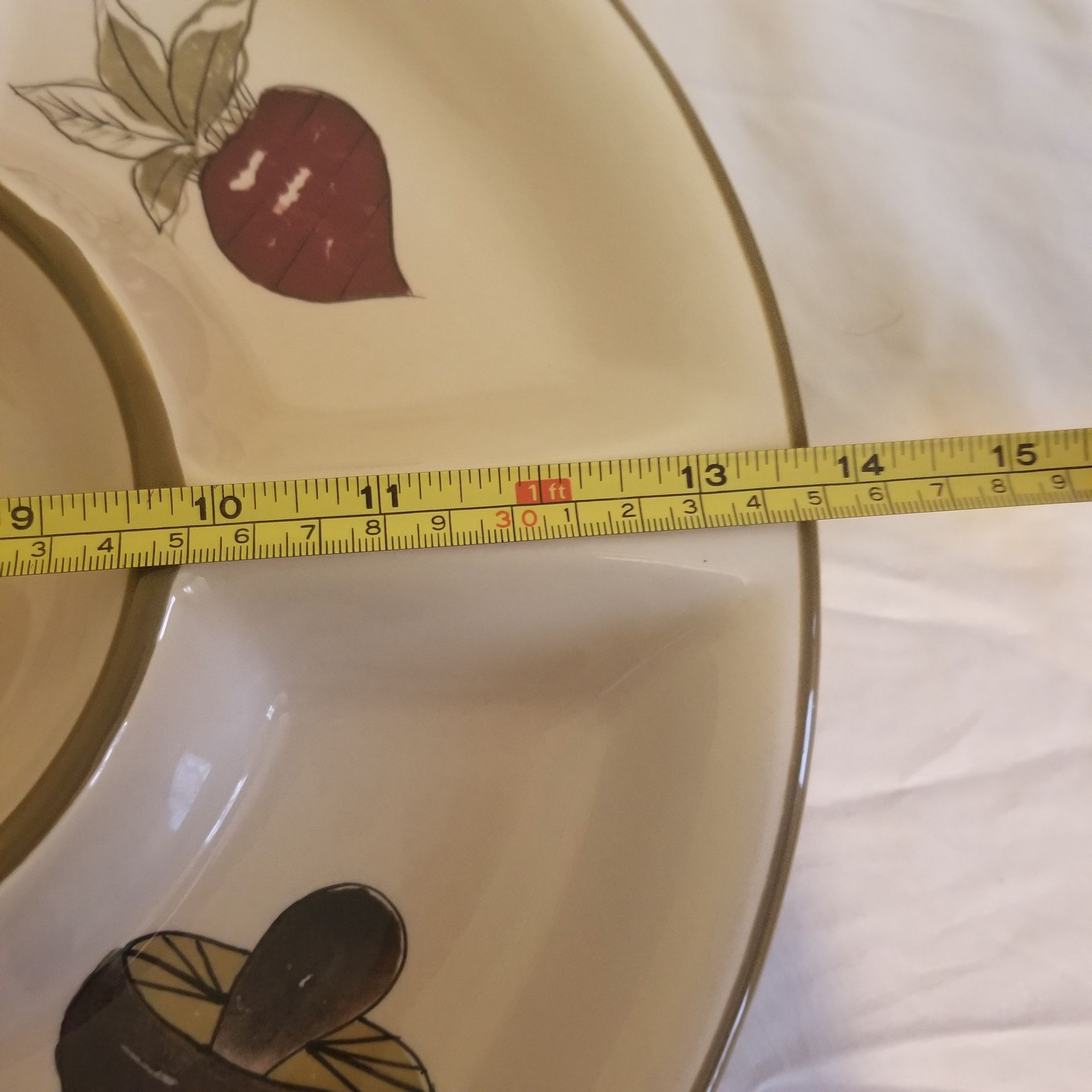 Chip And Dip Serving Dish Platter Vegetable Holiday - photo 4