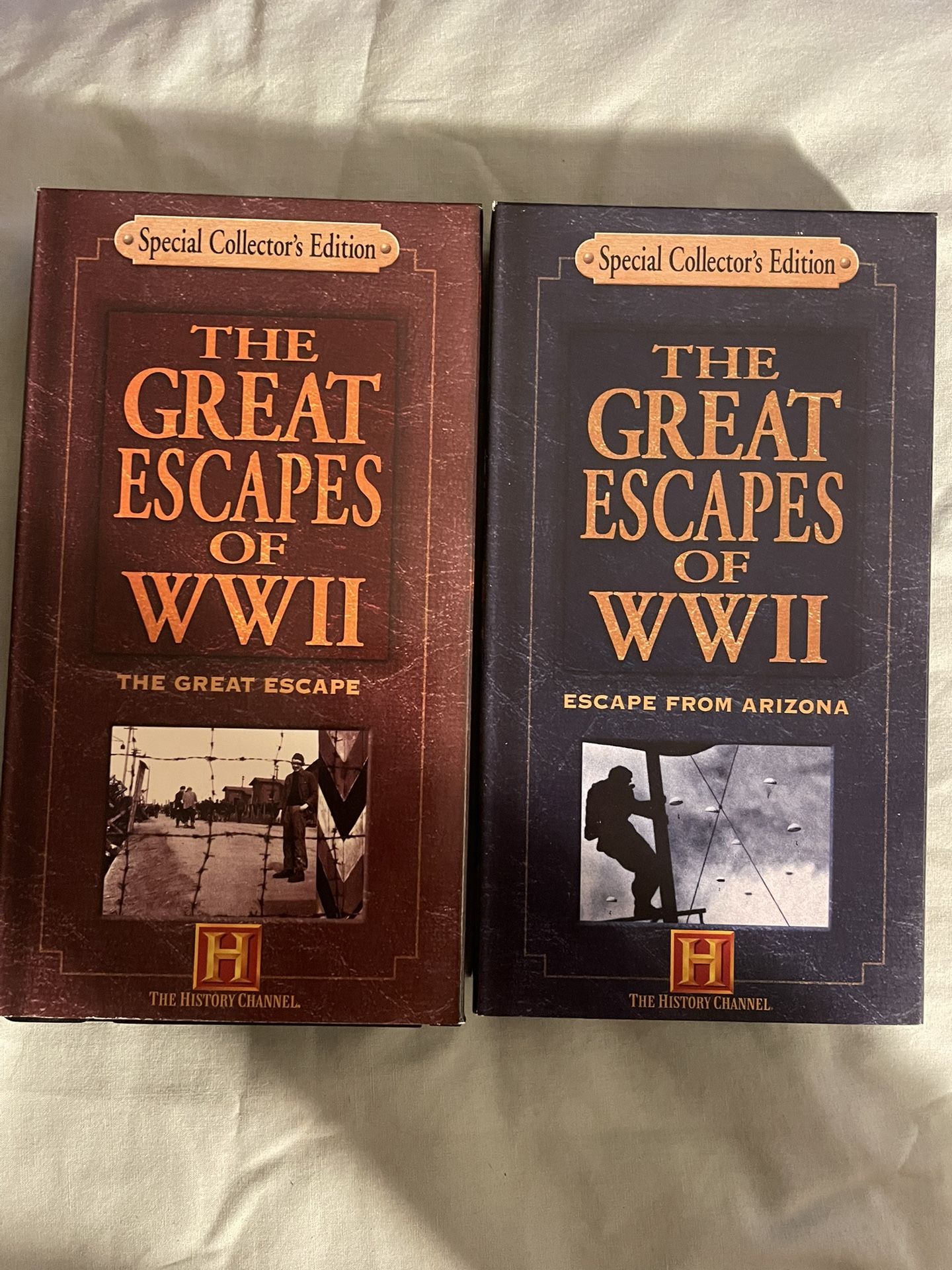 VHS 2 Tape Set: The Great Escapes Of WW2 WWII