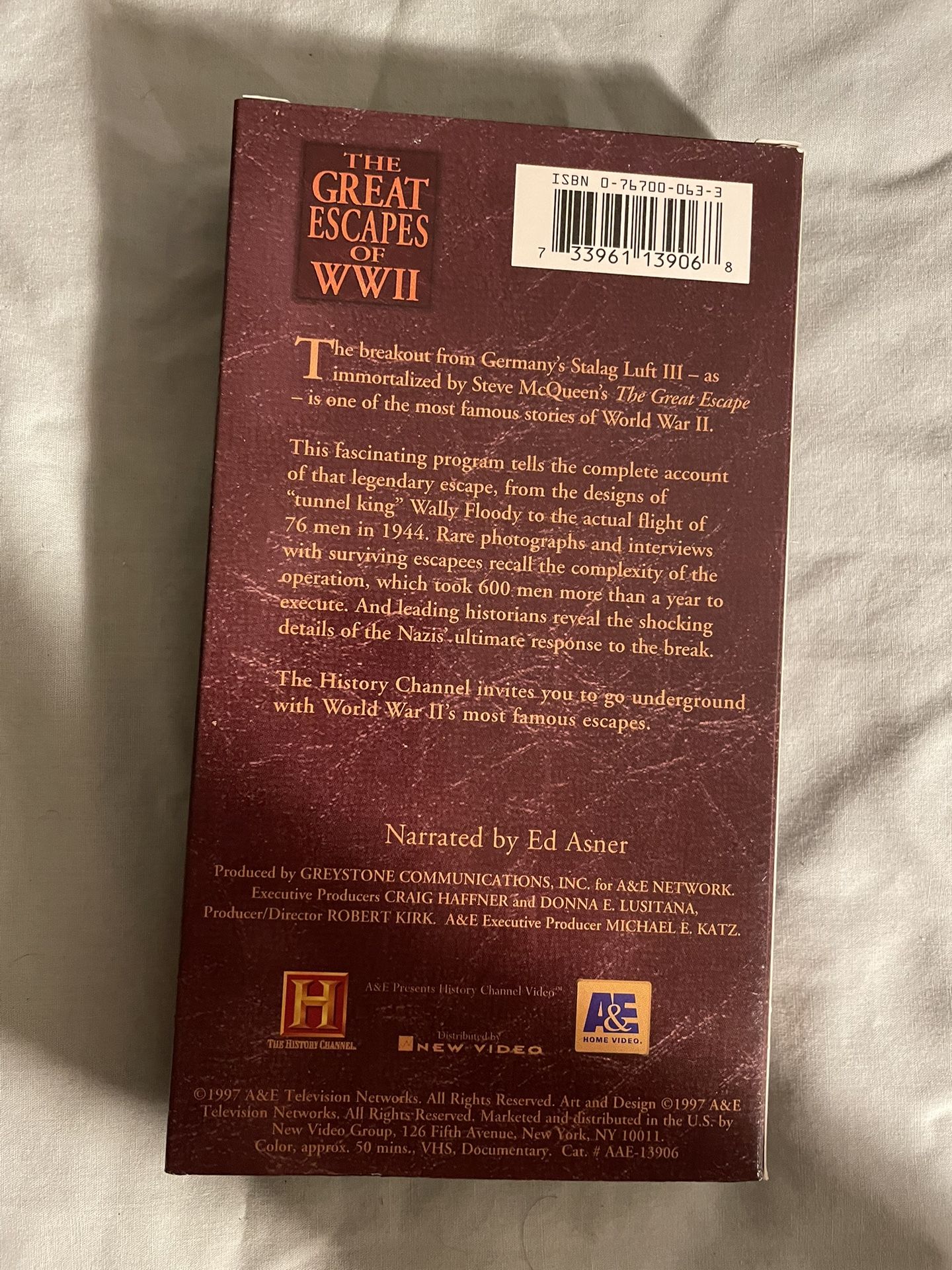 VHS 2 Tape Set: The Great Escapes Of WW2 WWII - photo 3
