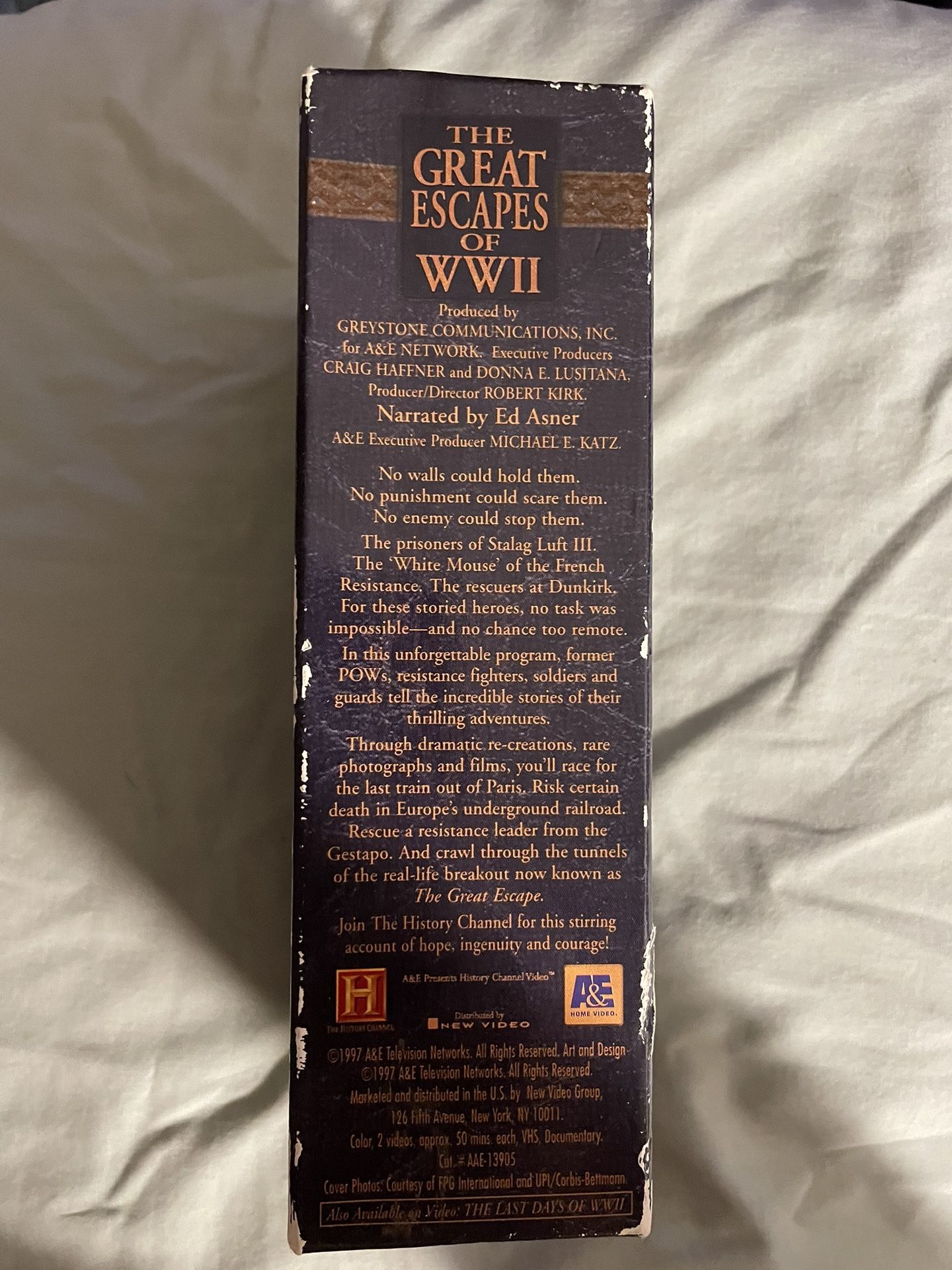 VHS 2 Tape Set: The Great Escapes Of WW2 WWII - photo 4