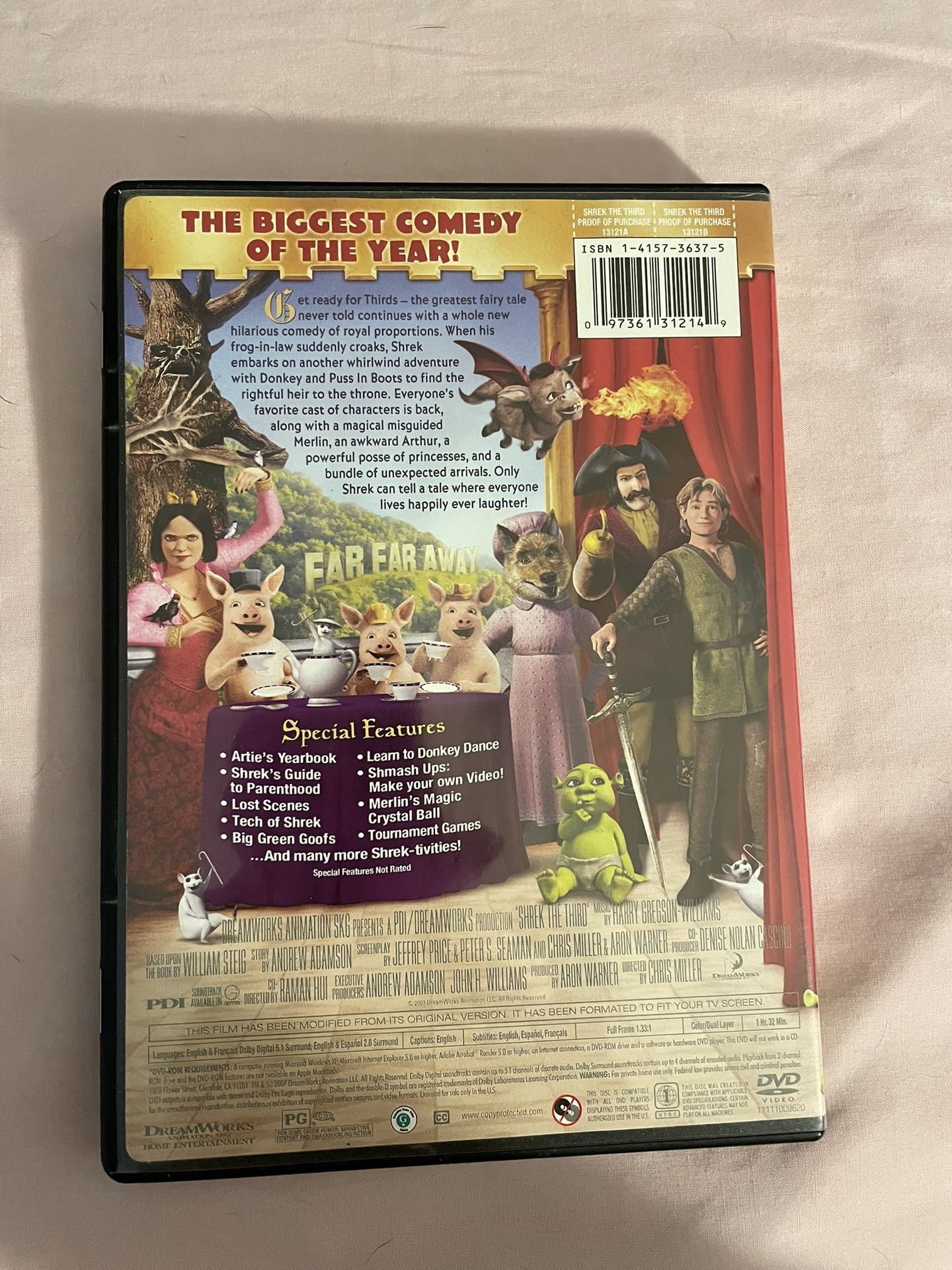 Shrek The Third DVD - photo 2