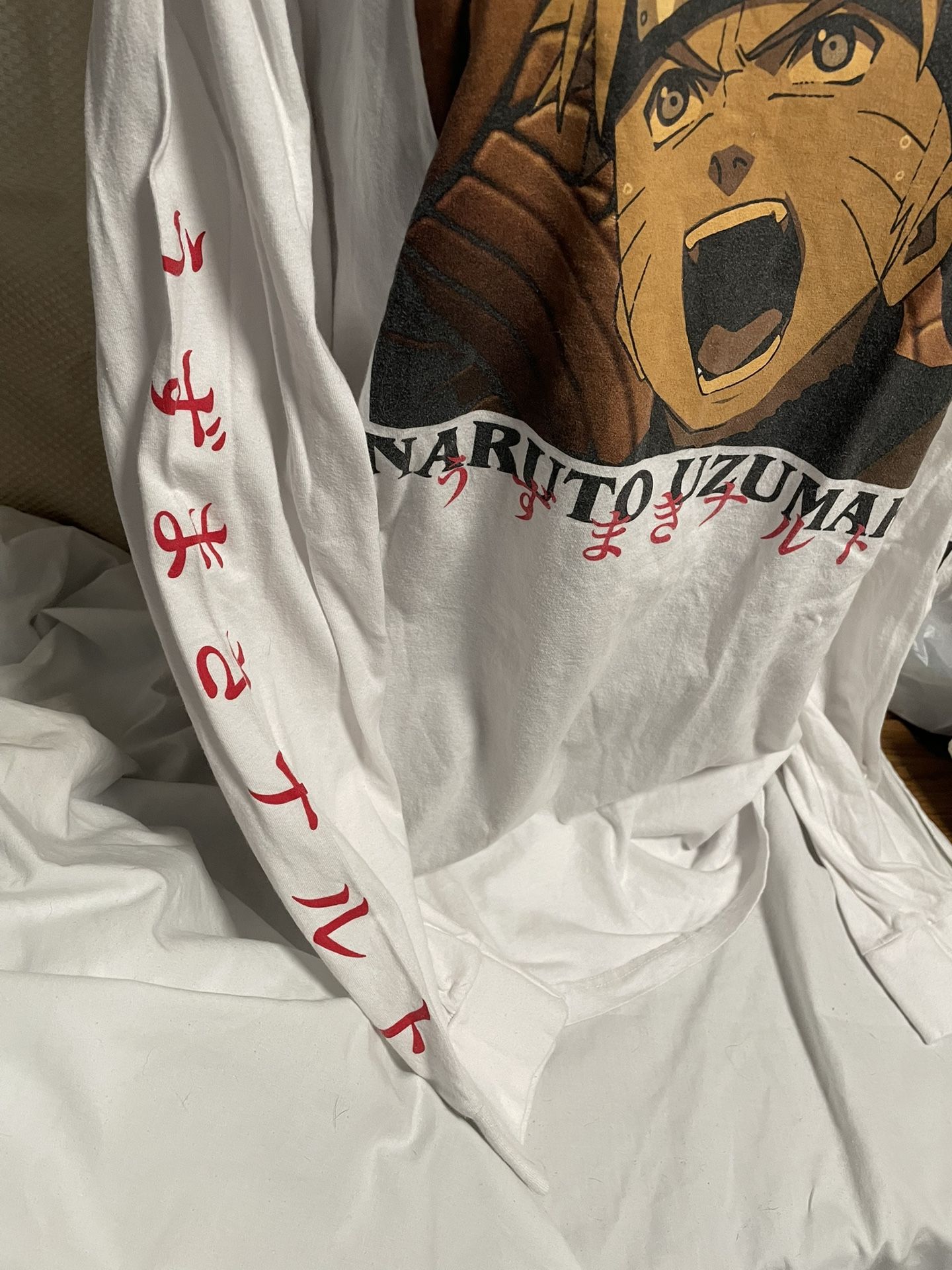 Men's XL Naruto Uzumaki Long Sleeve T-Shirt - photo 3