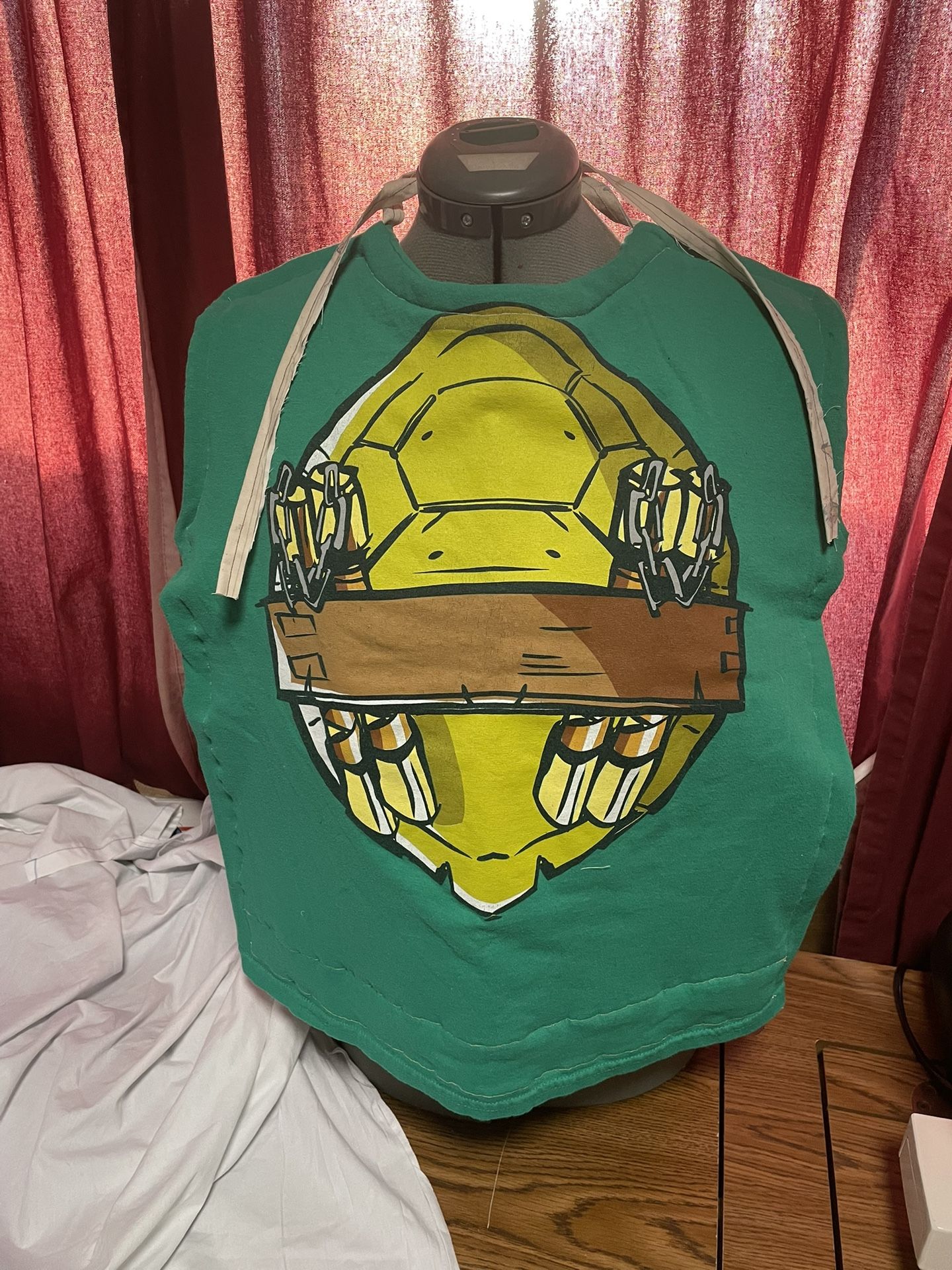TMNT Adult Size Bib Toddler Fabric Handmade - photo 2
