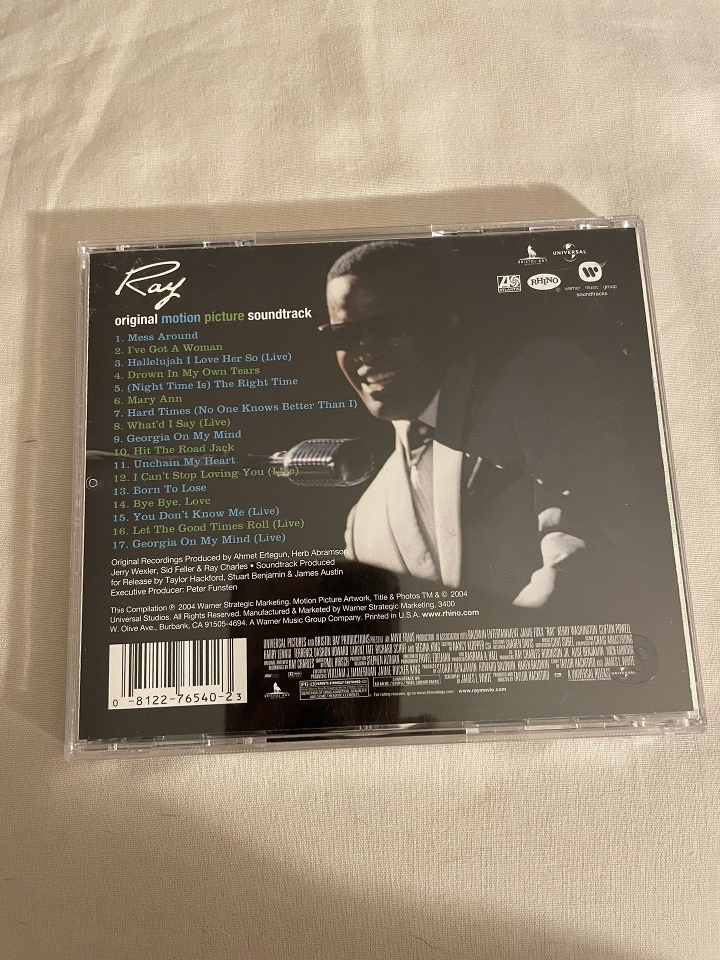Ray Charles Original Motion Picture Soundtrack CD - photo 2