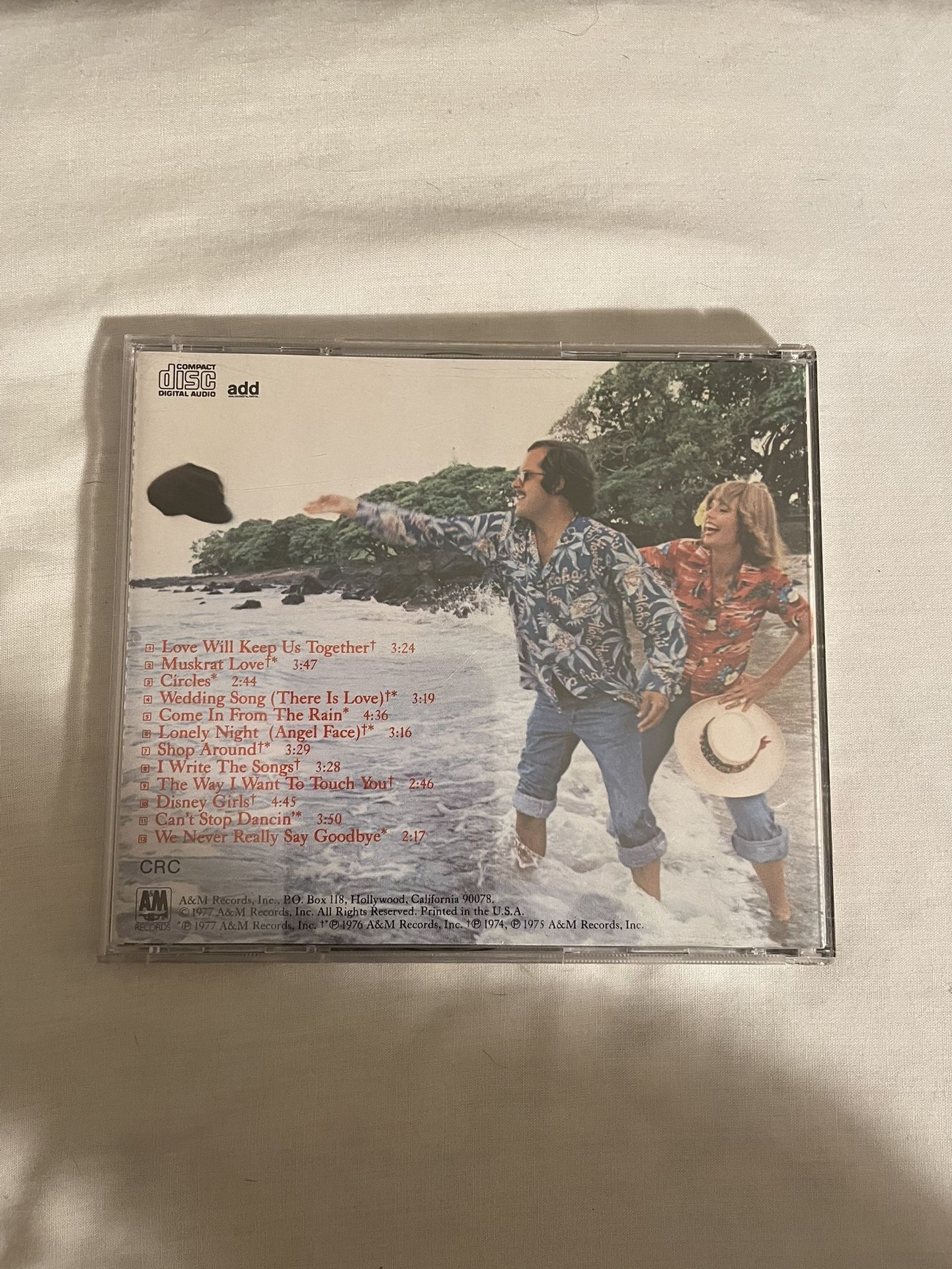 Captain & Tennille Greatest Hits CD - photo 2