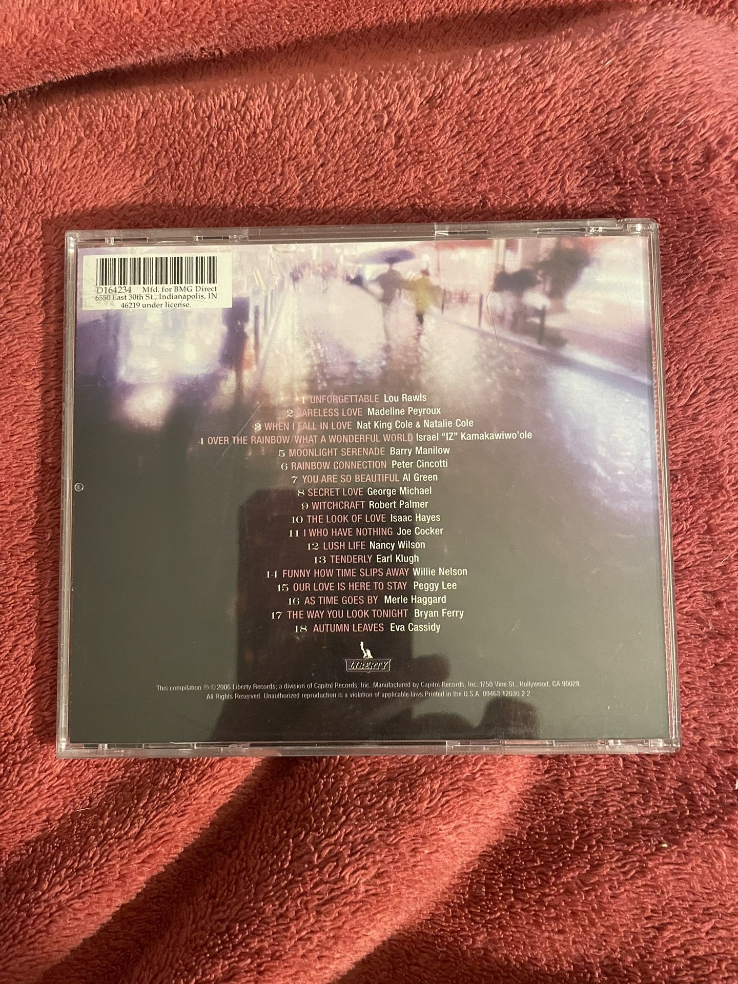 Cd Unforgettable The Standards Collection Love Songs - photo 2