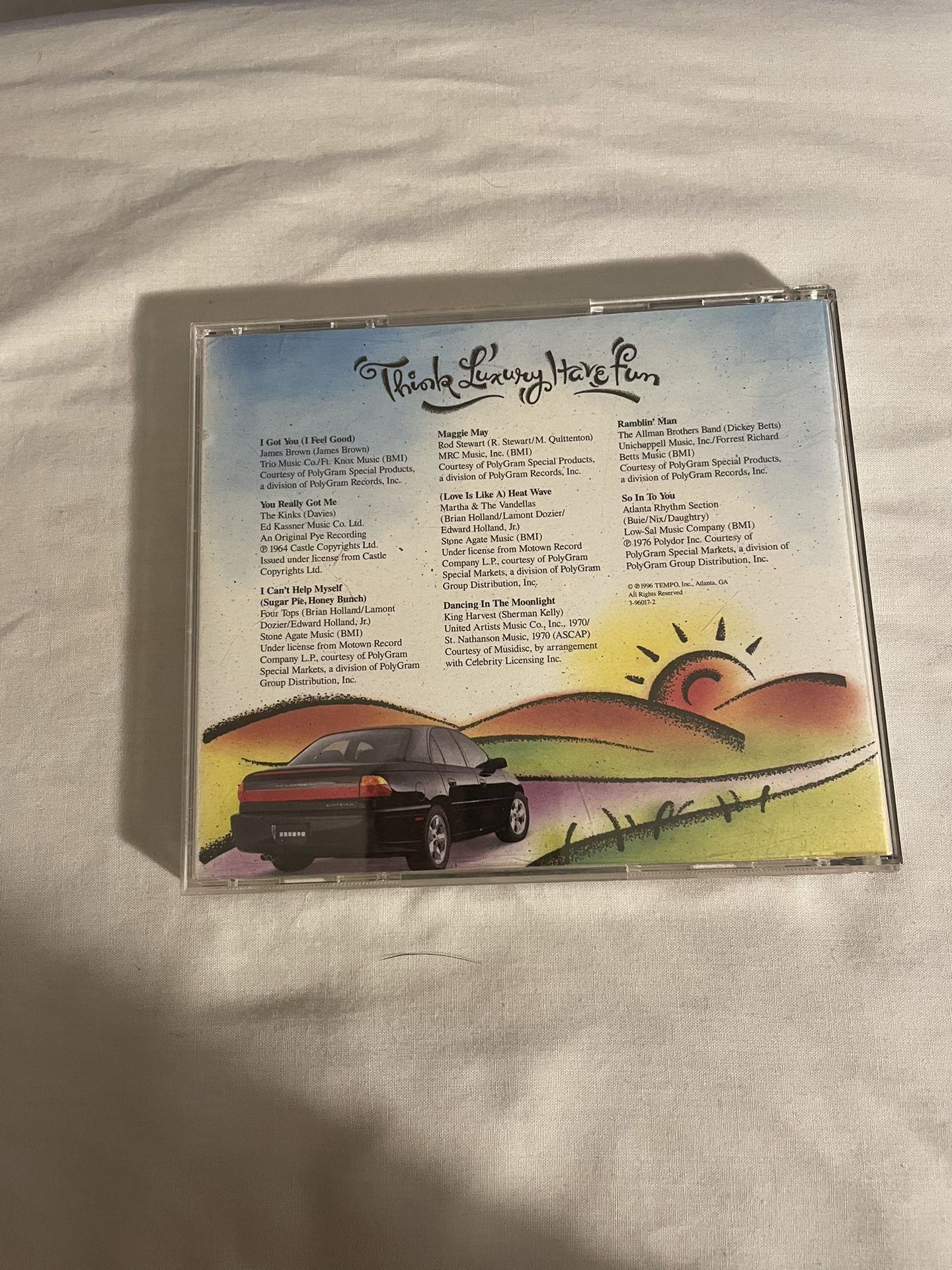 Tunes From The Road Easy Listening Mixed CD - photo 2