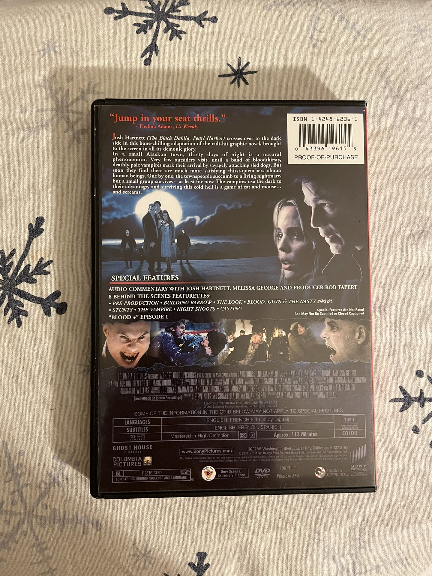 30 Days Of Night DVD Vampire - photo 2