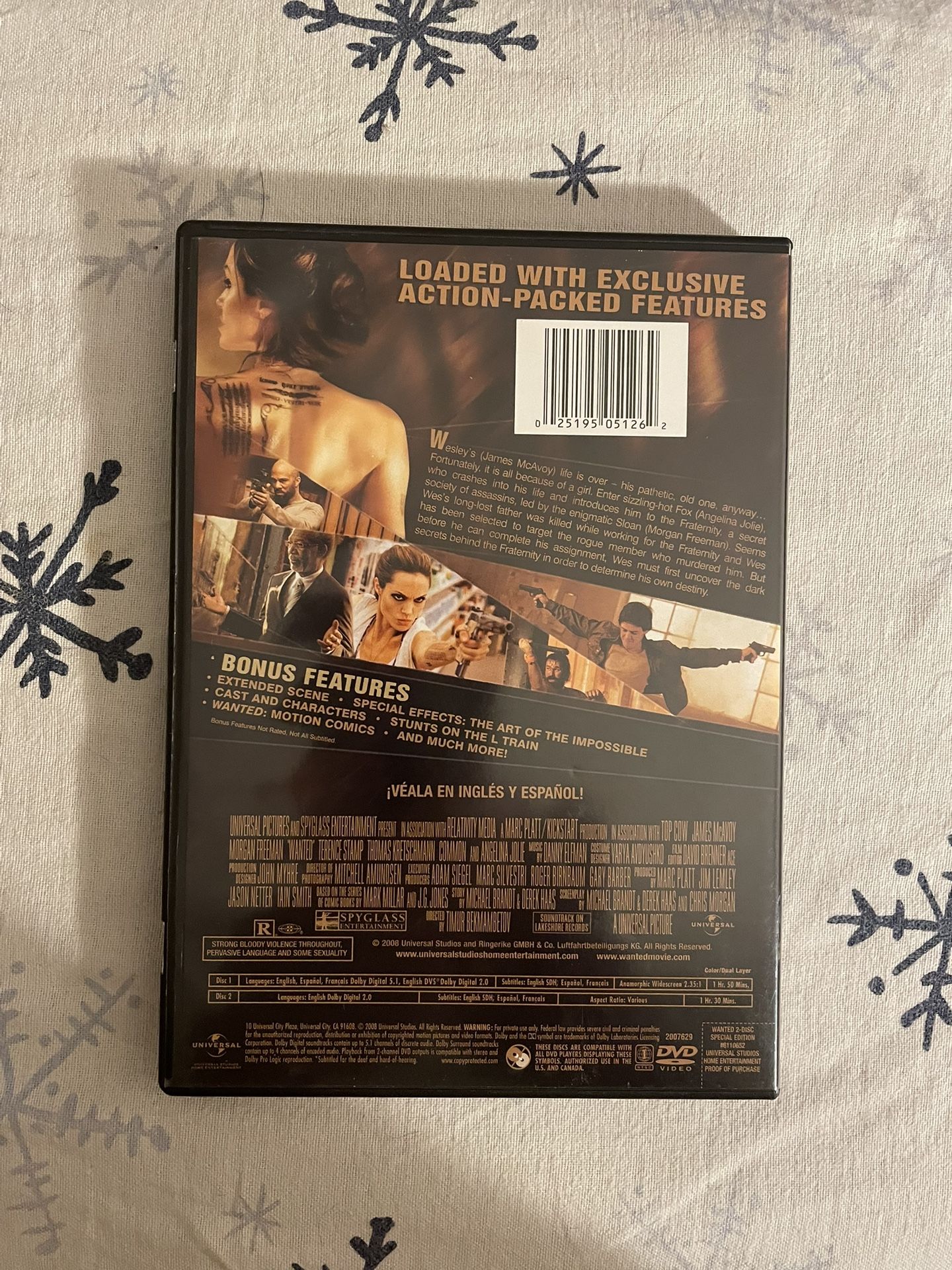 Wanted DVD 2 Disc Special Edition - photo 2