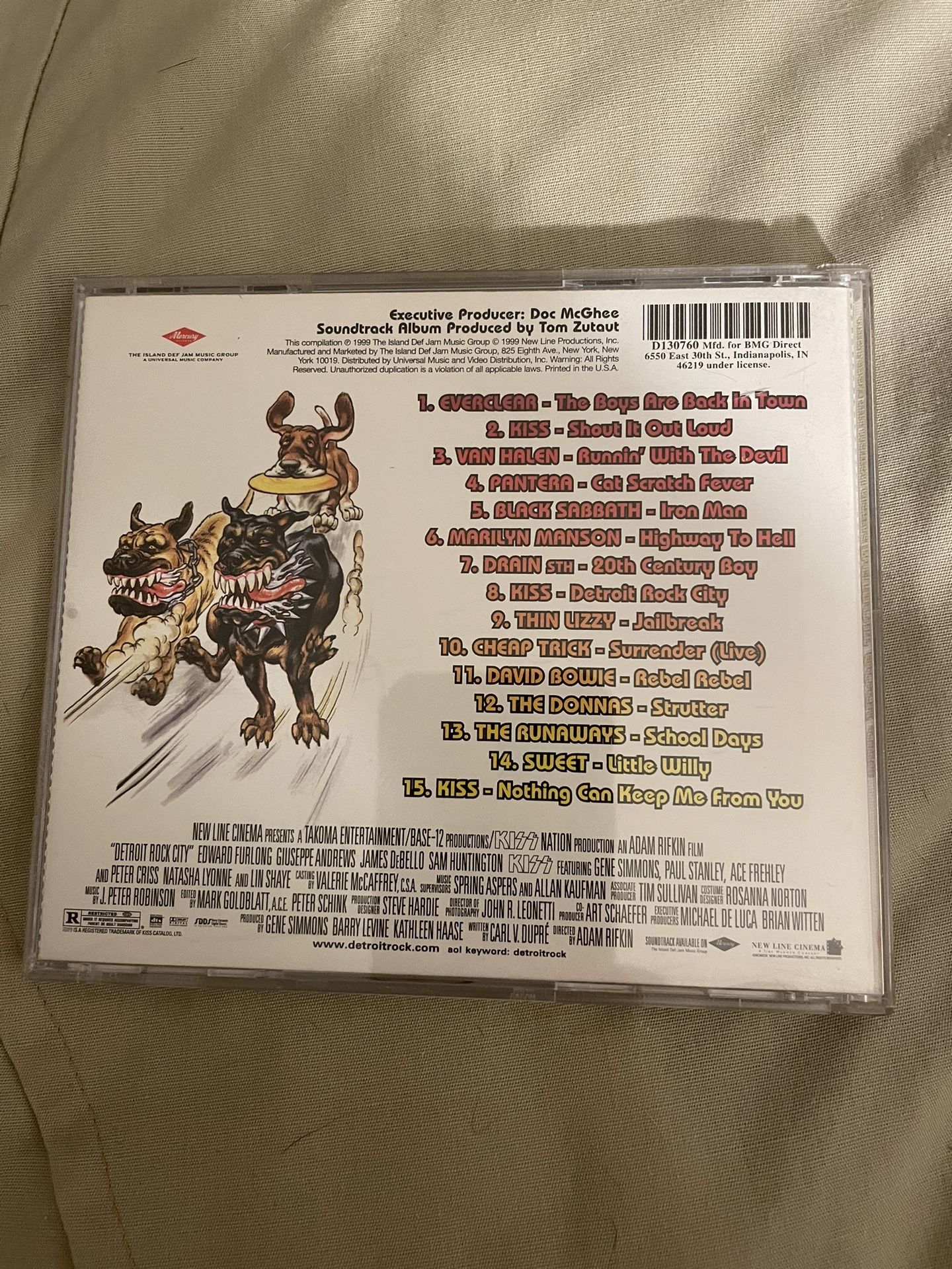 Music From The Motion Picture Detroit Rock City CD - photo 2