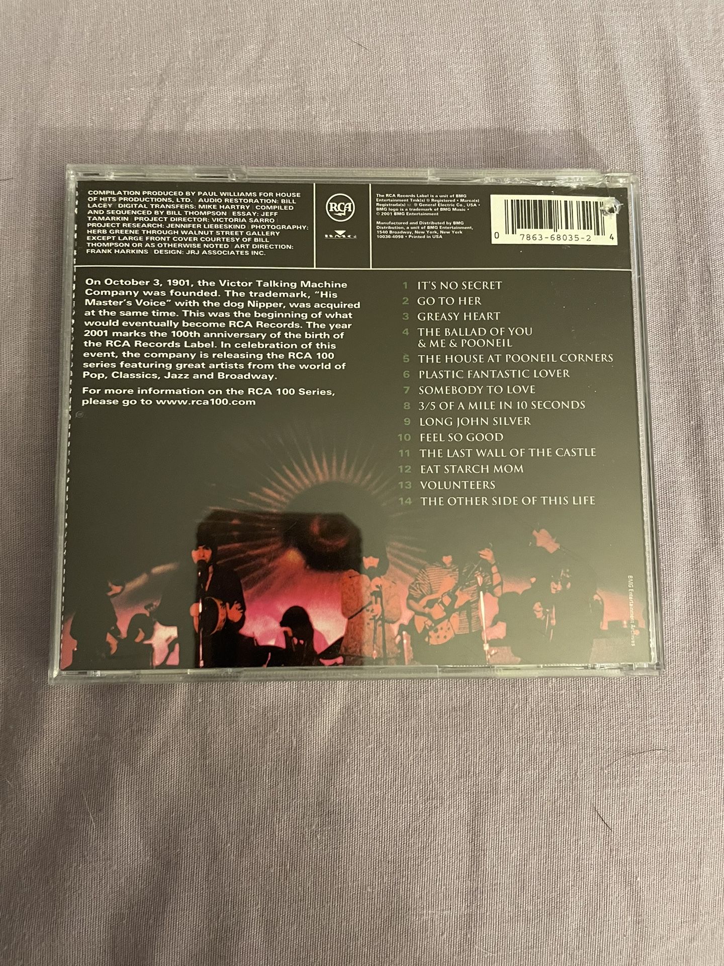Jefferson Airplane Cd The Roar Of Jefferson Airplane RCA - photo 2