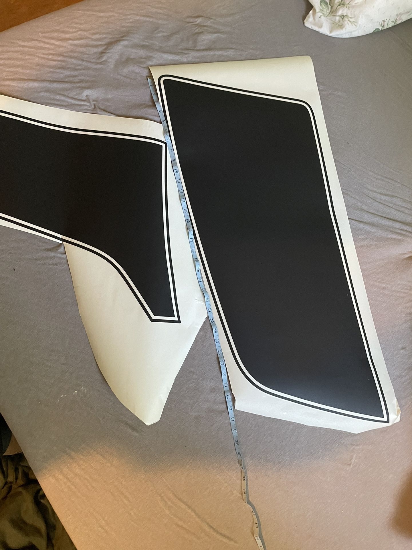 Huge Black And Clear Decal Decals Stickers - photo 5