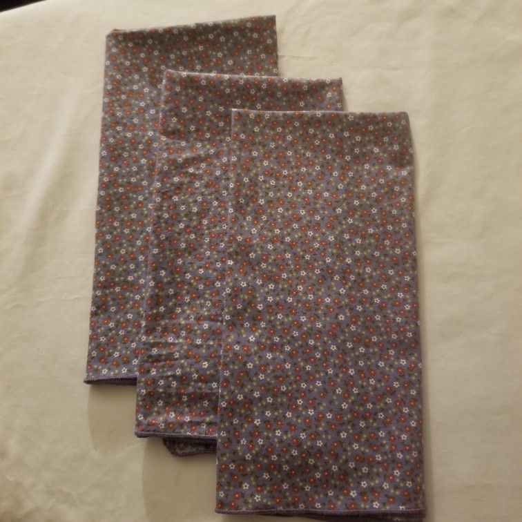 Collection of Cloth napkins Fabric Floral Peach - photo 2