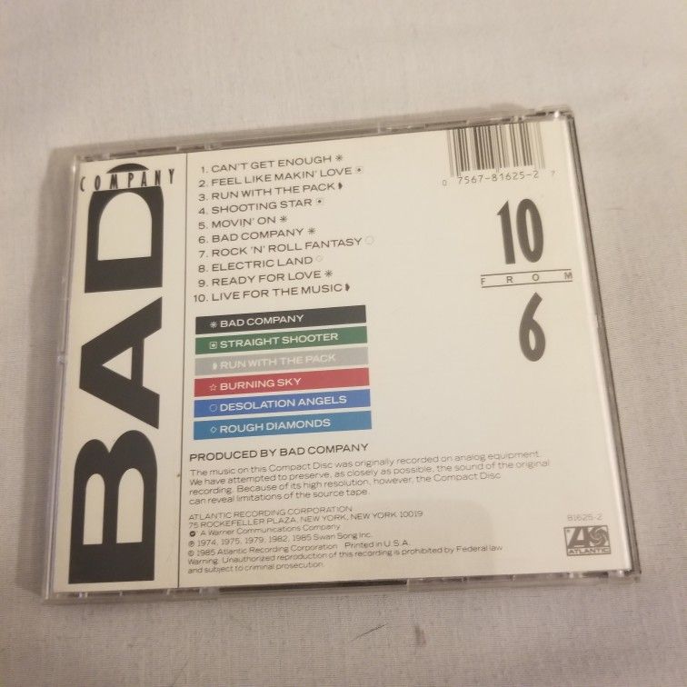Bad Company 10 From 6 Cd - photo 2