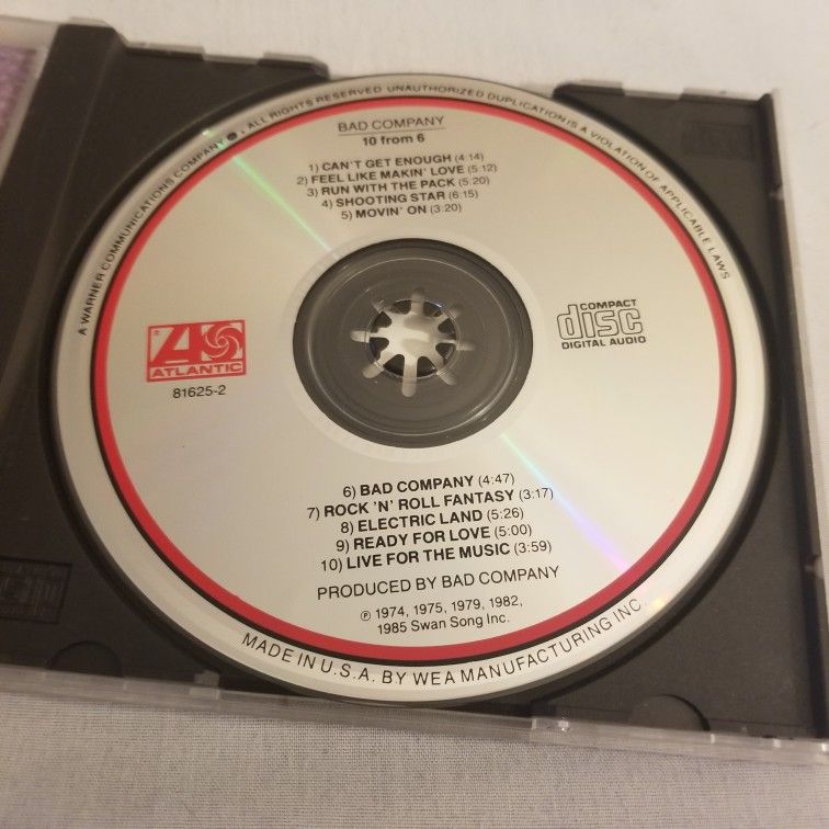 Bad Company 10 From 6 Cd - photo 3
