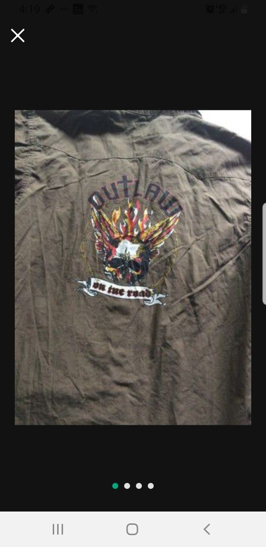 Boys size 10 Outlaw Long Sleeve shirt