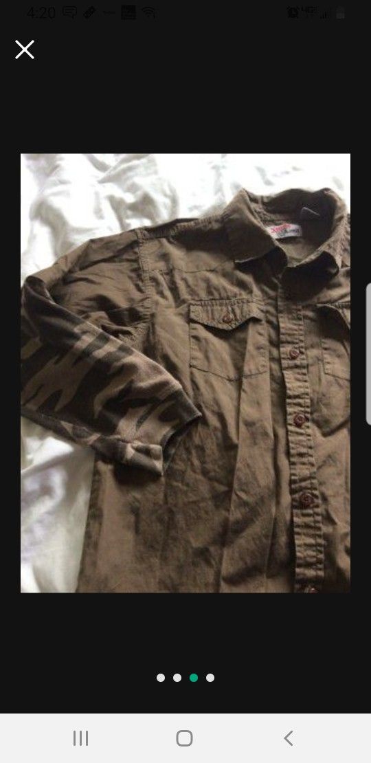 Boys size 10 Outlaw Long Sleeve shirt - photo 3
