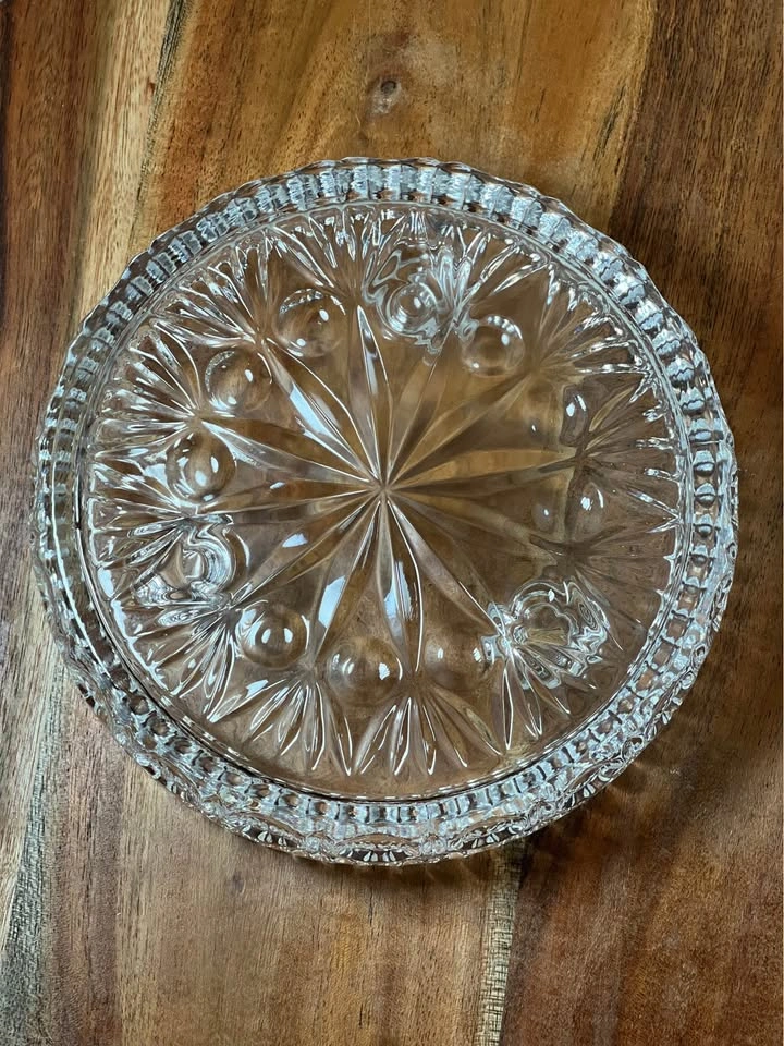 Princess House Royal Highlights Crystal Candle Holder Dish - photo 4