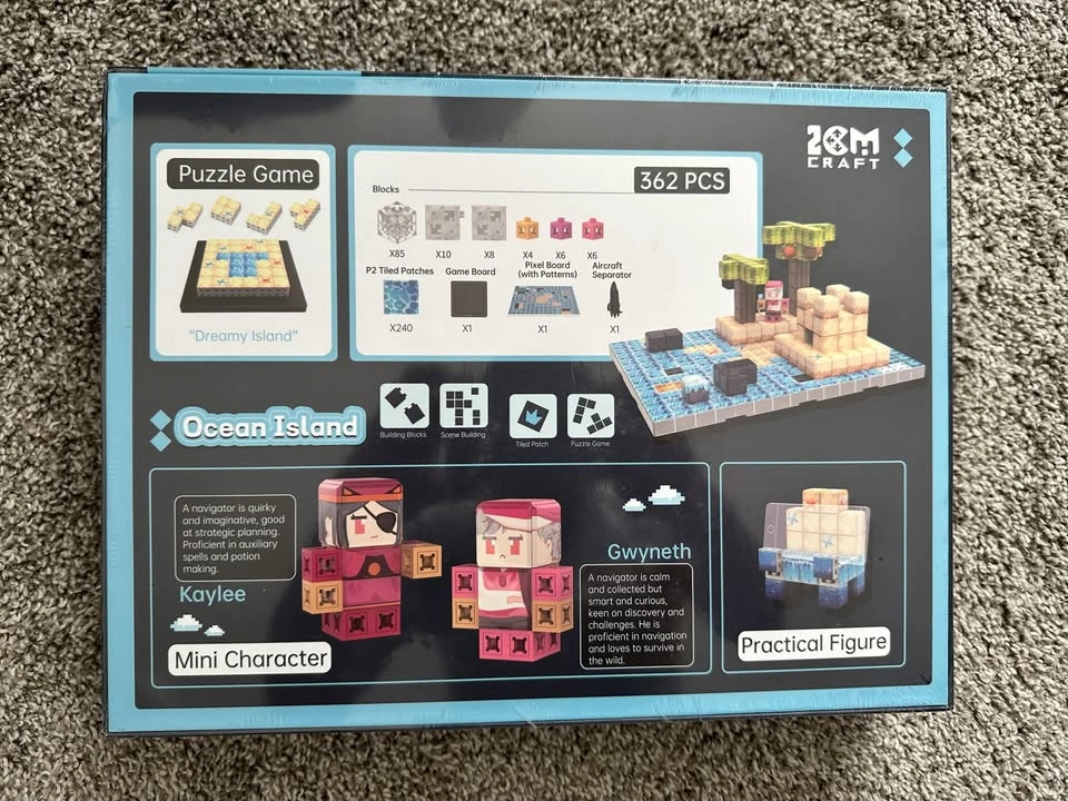 Ocean Island Building Blocks Set – 362 PCS | Brand New - photo 2