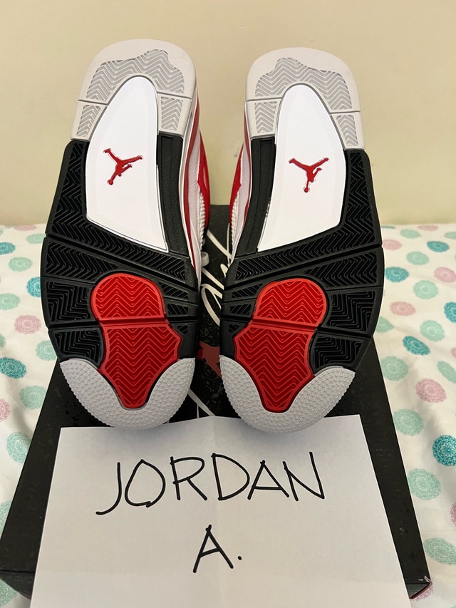 Jordan 4 Red Cement - photo 2