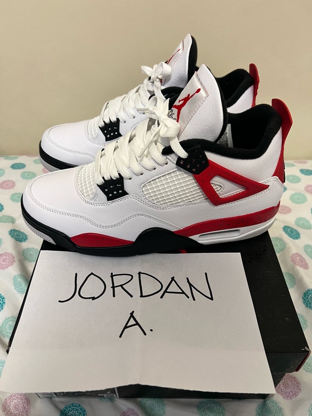 Jordan 4 Red Cement - photo 4