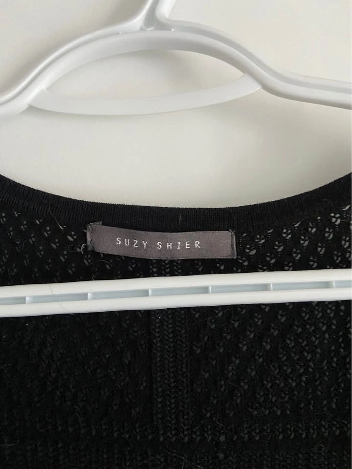 Black open cardigan - photo 3