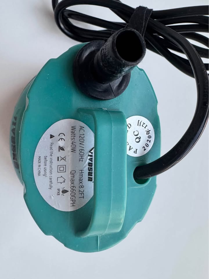 VIVOSUN 660 GPH Submersible Pump – 40 W - photo 3
