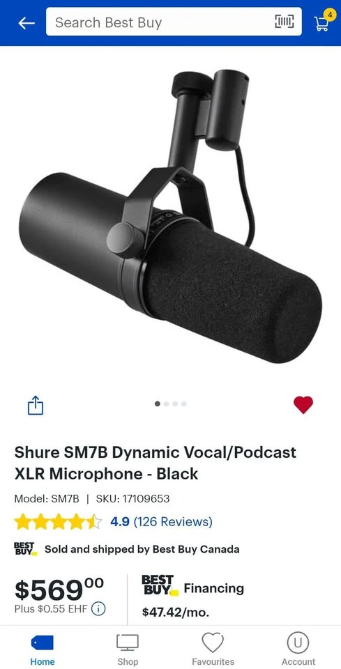 Shure SM7B and Audio Interface - photo 4