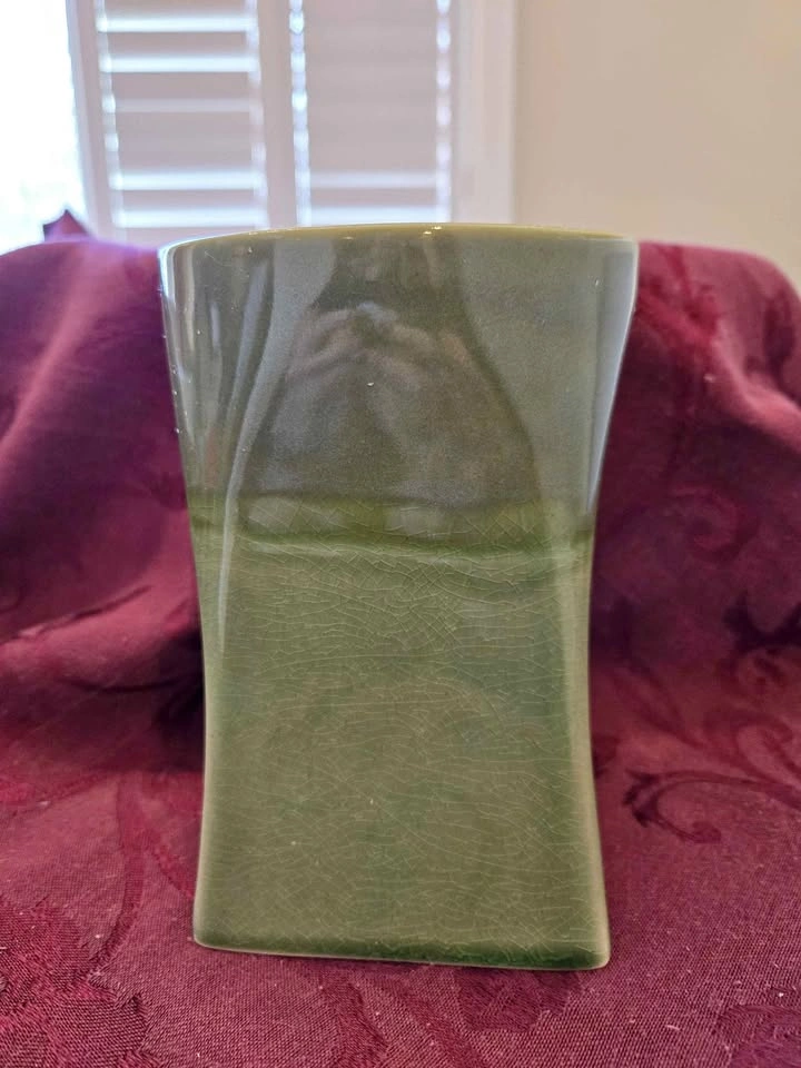 PartyLite Green Pillar/Taper Holder