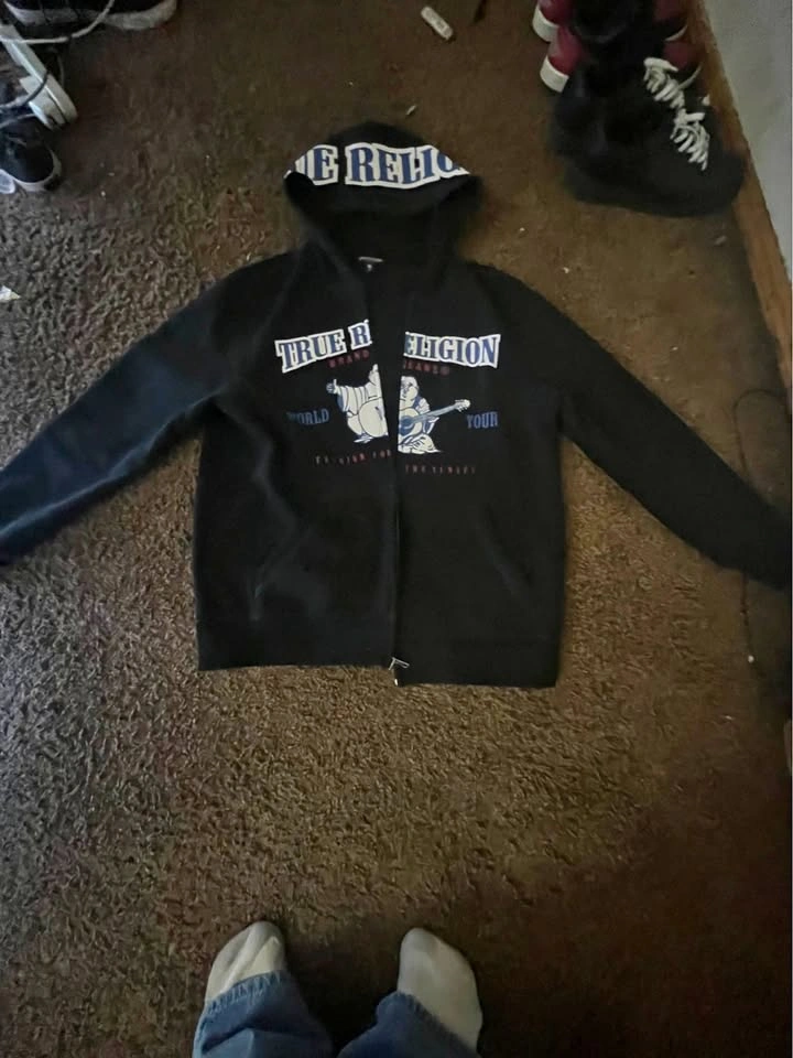 True Religion Zip Up Hoodie