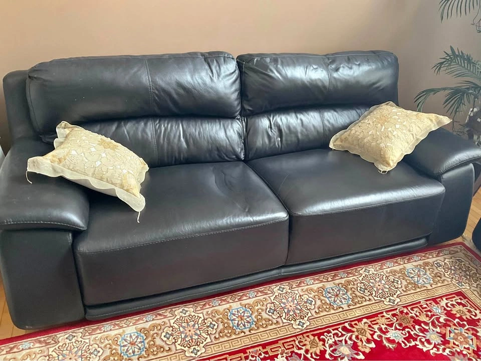 Genuine Italian Leather Sofa
