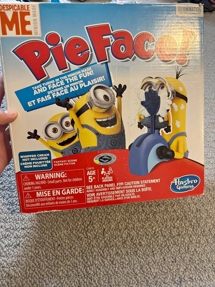 Minion Pie Face Game
