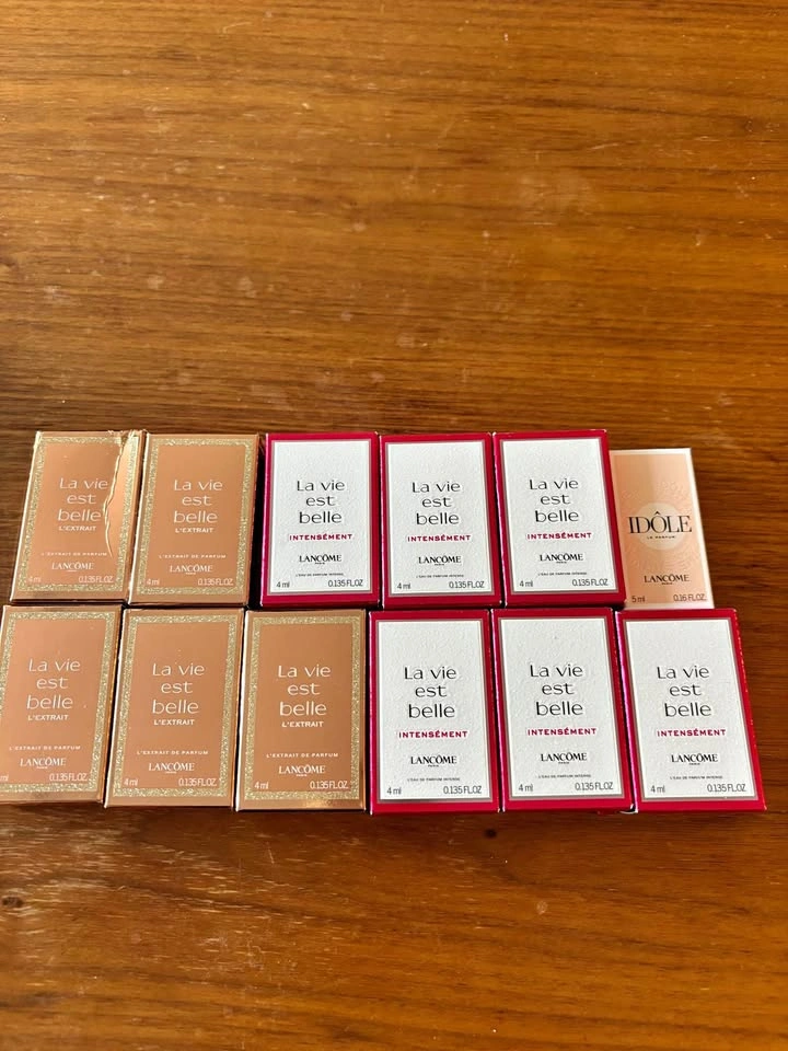 Lancôme Mini Perfume Samples - La Vie est Belle & Idôle (4-5ml)